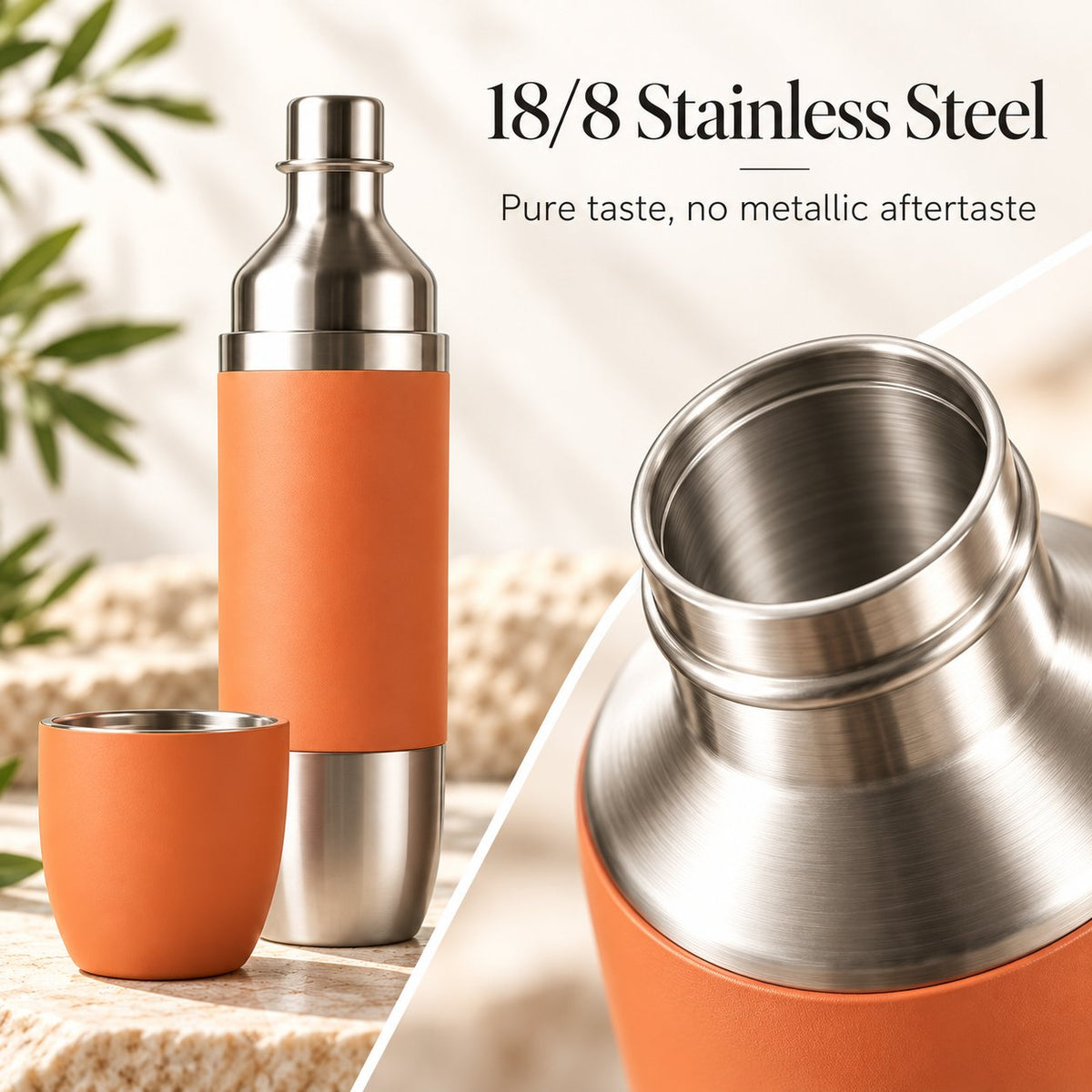 All-in-One Portable Wine Flask & Tumbler Set 🍷✨