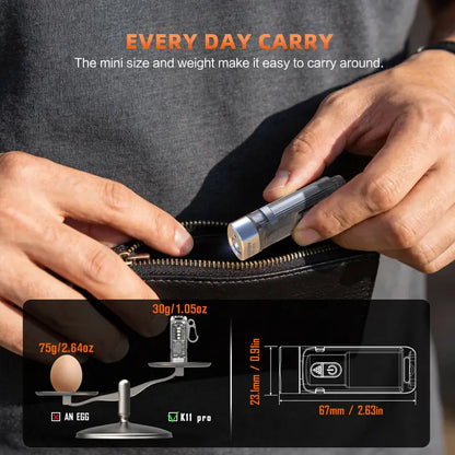 Magnetic Keychain Flashlight