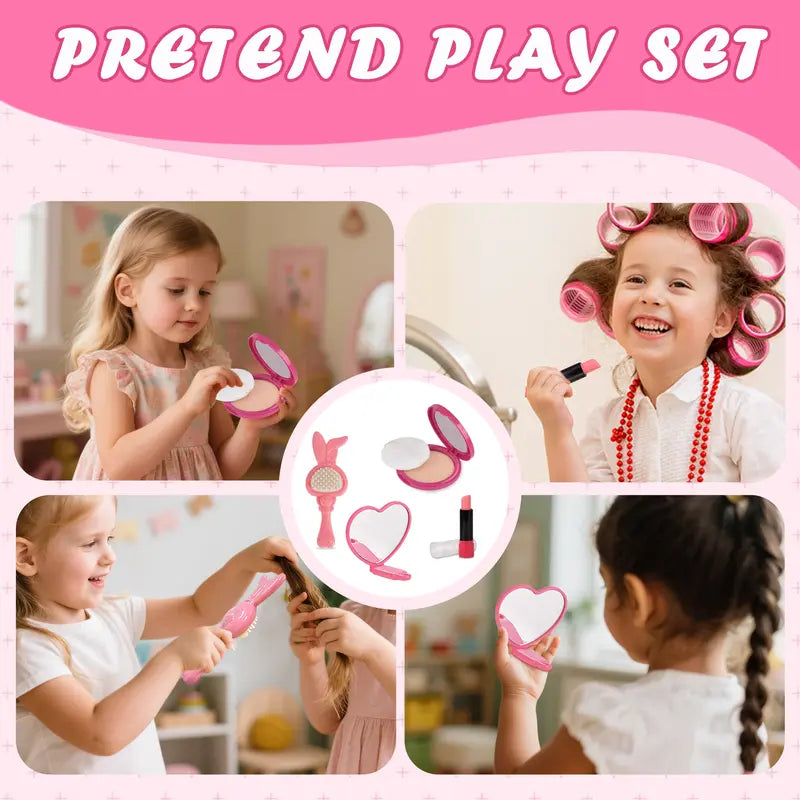👑 Little Princess Pretend Makeup & Handbag Playset 💖