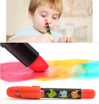 BabyRoo Silky Washable Crayons 🎨🖍️✨ – Safe, Smooth & Easy to Clean!