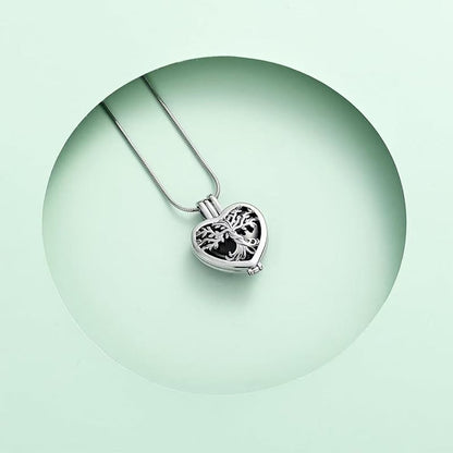 🌓Last Day 49% OFF-🌳❤️Heart Tree of Life Cremation Memorial Pendant | symbolizing the eternal continuity of life and love.