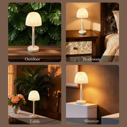 💡🪼IP65 Waterproof Rotating Aurora Water Ripple Desk Lamp