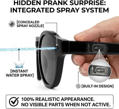 ☀️Hidden Squirt Sunglasses with 90ml Refillable WaterReservoir