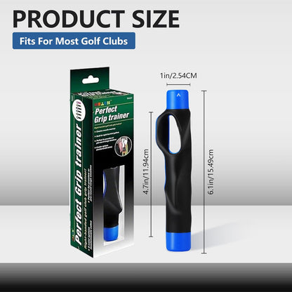 💥 Golf Grip Trainer - Golf Swing Aid Club Attachment for Correct Hand Placement