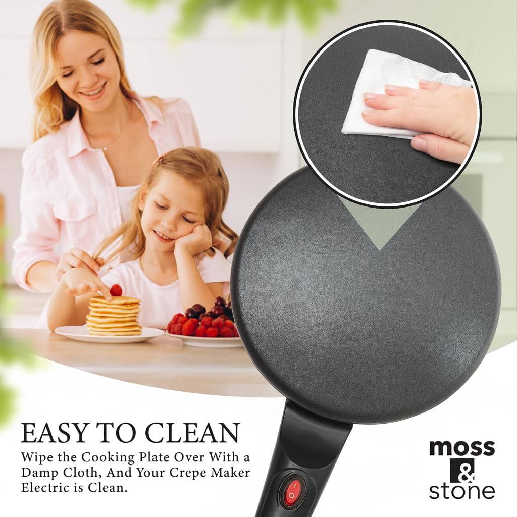 🍳8-inch Electric Crepe Maker😋-💖 Start every morning right with the perfect homemade crêpe.