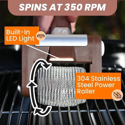 FREE SHIPPING🥩🔥Bristle-Free Spinning Grill Brush