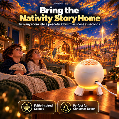 ✨ Last Day – 60% OFF!✝️🌟 Nativity Christmas 5D Projection Light