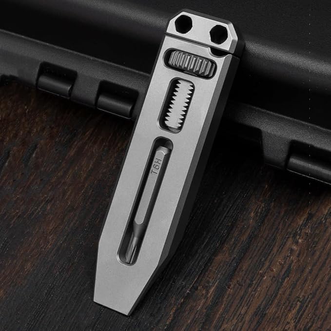Compact Grade‑5 Titanium Pocket Pry Multi‑Tool