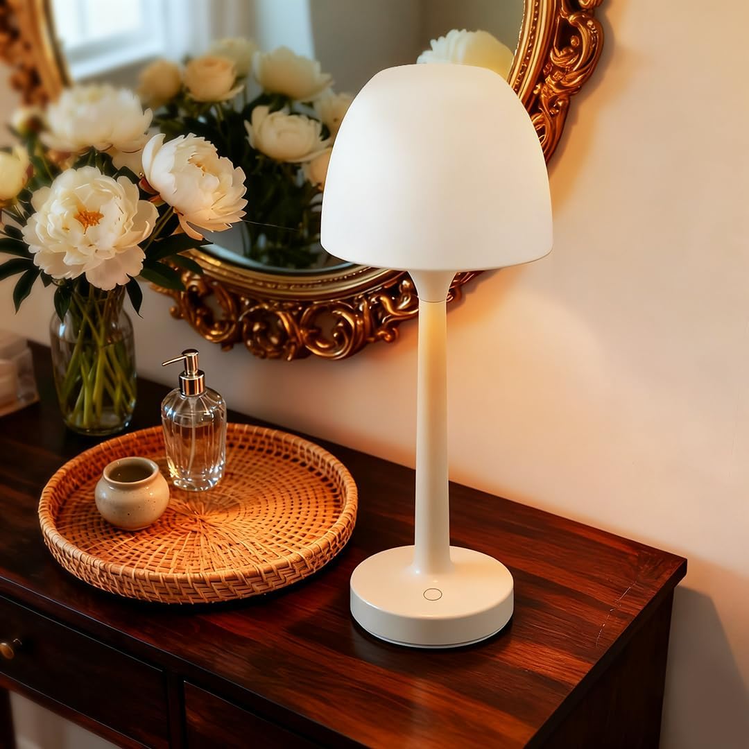 💡🪼IP65 Waterproof Rotating Aurora Water Ripple Desk Lamp