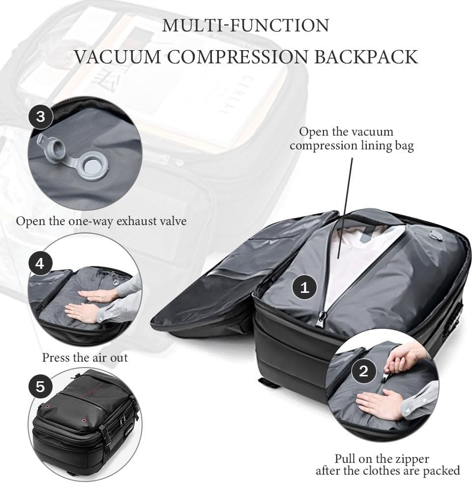 Vacuum Compression Backpack✈️