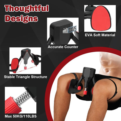 🧘‍♀️49% OFF! 🏋️‍♀️ Pelvic & Inner Thigh Exerciser – Strengthen Core, Improve Posture & Toning, Unisex Design