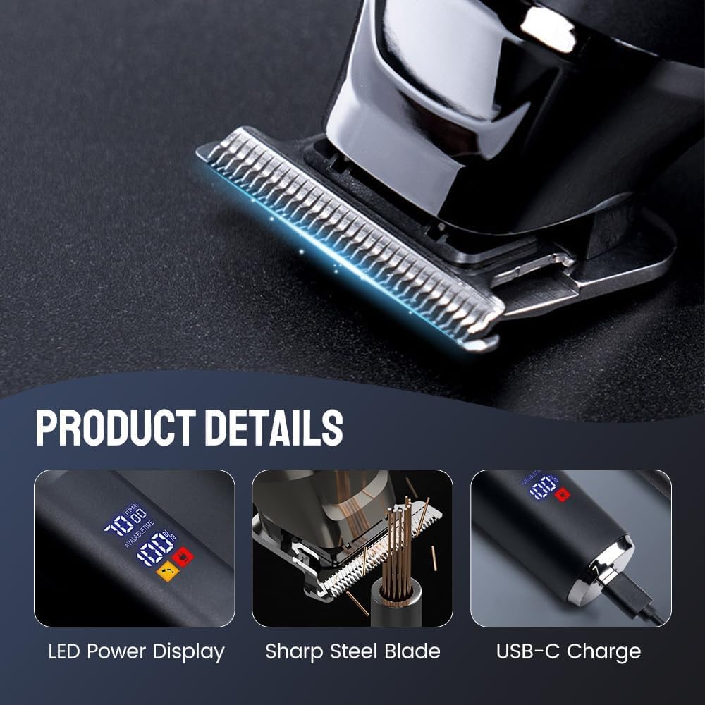 🔥New Hot Selling🔥 Household Digital Display Professional Electric Hair Clipper