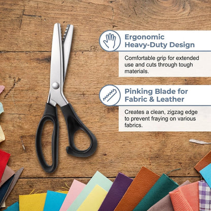 ✂️Professional Serrated Scissors for Sewing, Crafts & Everyday DIY Projects