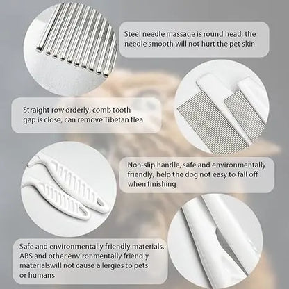 🐕🛡️2 Pack Multifunctional Pet Comb