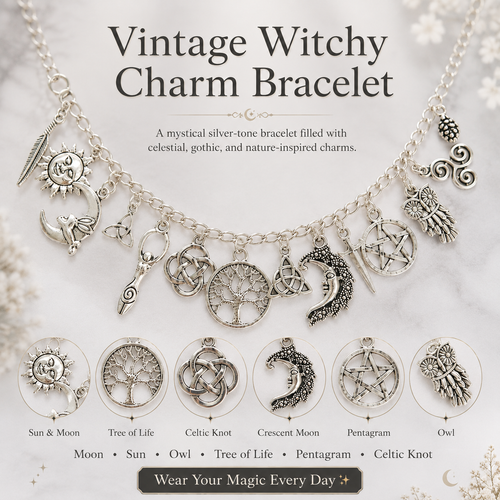 Buy 1 Get 1 Free🔥Limited Time 50% Off✨Vintage Witchy Charm Bracelet