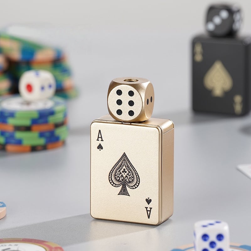 🔥Stress-Relief Rotating Dice Lighter