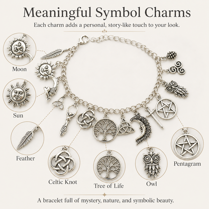 Buy 1 Get 1 Free🔥Limited Time 50% Off✨Vintage Witchy Charm Bracelet