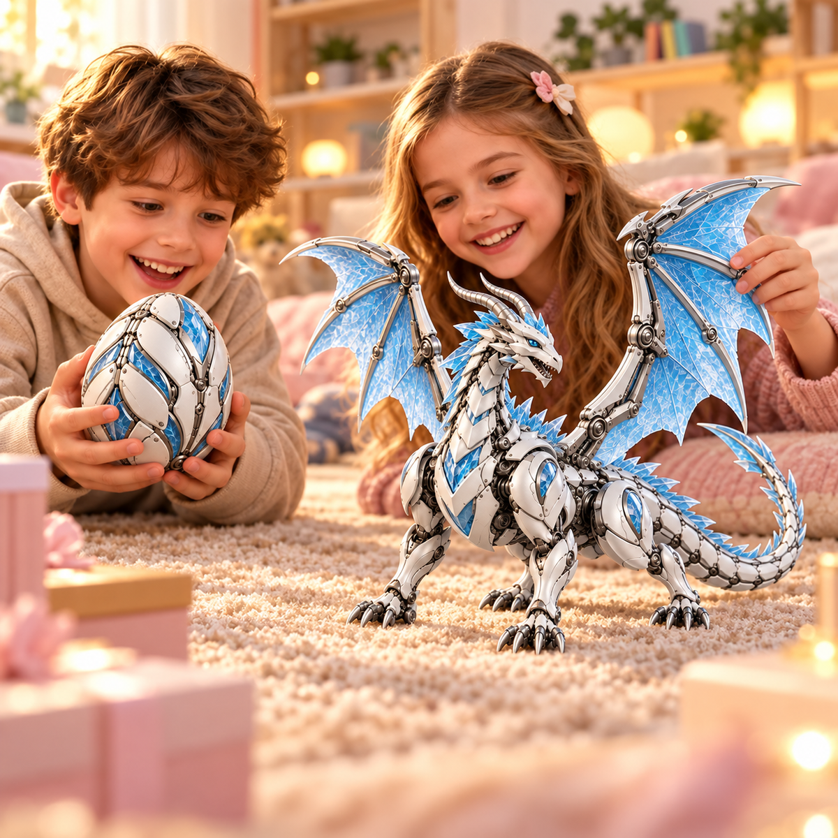 🔥 HOT SALE 🥚🐉 2-in-1 Mythical Beast Transforming Egg Figure – 7 Fantasy Designs ✨