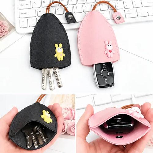 Cute Cartoon Pull-out Key Case