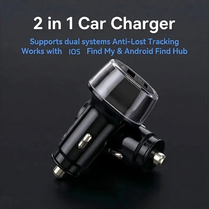 2-in-1 Smart Car Charger & Vehicle Tracker