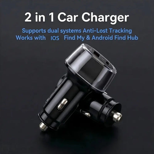 2-in-1 Smart Car Charger & Vehicle Tracker