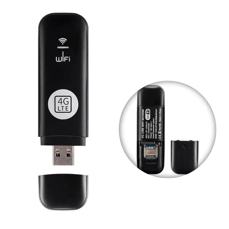 🎉4G LTE USB WiFi Router – Portable Hotspot Adapter for Computers & USB Modems