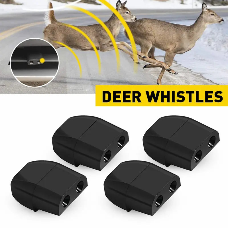 4PCS Deer Whistles Animal Warning Whistle