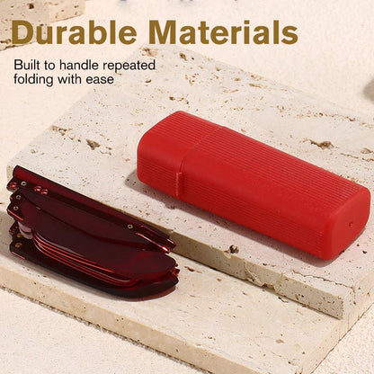 可折叠防蓝光阅读眼镜（带眼镜盒）