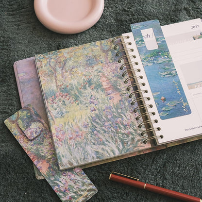 Impressionist Water Lily Aesthetic 2026-2027 Planner