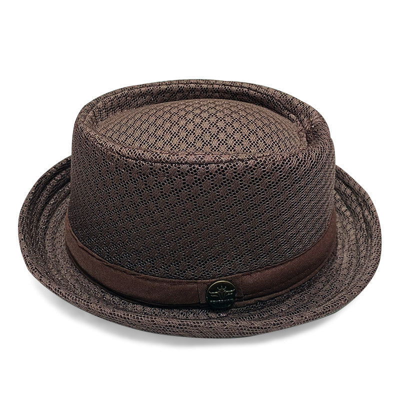 😎Summer Breathable Mesh Pork Pie Hat