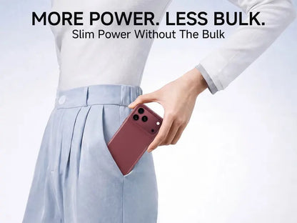 🔋 PinkBird Power Case for iPhone  – Slim Protective Battery Case & Dual Charging Power Bank Kit, Type-C Fast Charge, Lightweight Lightweight & Perfect Couple Gift
