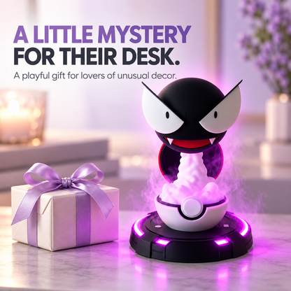 👻 Purple Ghost Mist Humidifier – 30ml Cool Mist Diffuser with Purple LED Glow