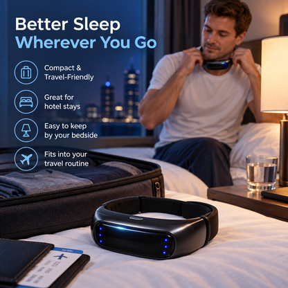 SnoreLess™ Neck Wearable – Simple Bedtime Snoring Support