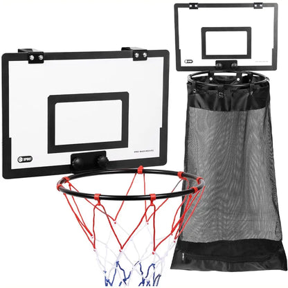 🏀 2-in-1 Door Hanging Laundry Basket with Basketball Hoop – Fun & Functional Storage!