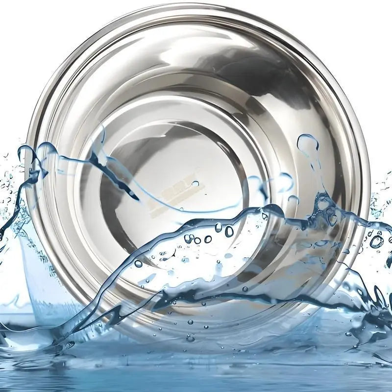3-In-1 Stainless Steel Multi-Functional Strainer Set, Includes Basin/sieve/cutter