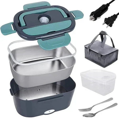 🍱 50% OFF! Portable Electric Heating Lunch Box – 1.5L, Home & Car Use 🔥