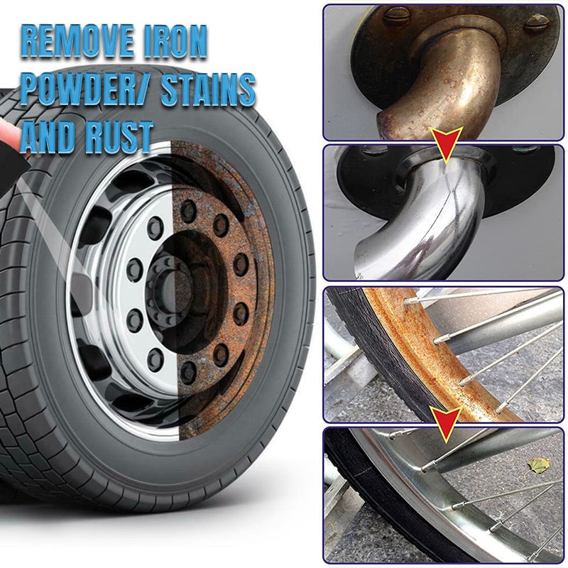 ✨ 2026 Car Rust Remover Spray | Iron Powder Cleaner & Rust Inhibitor for Auto