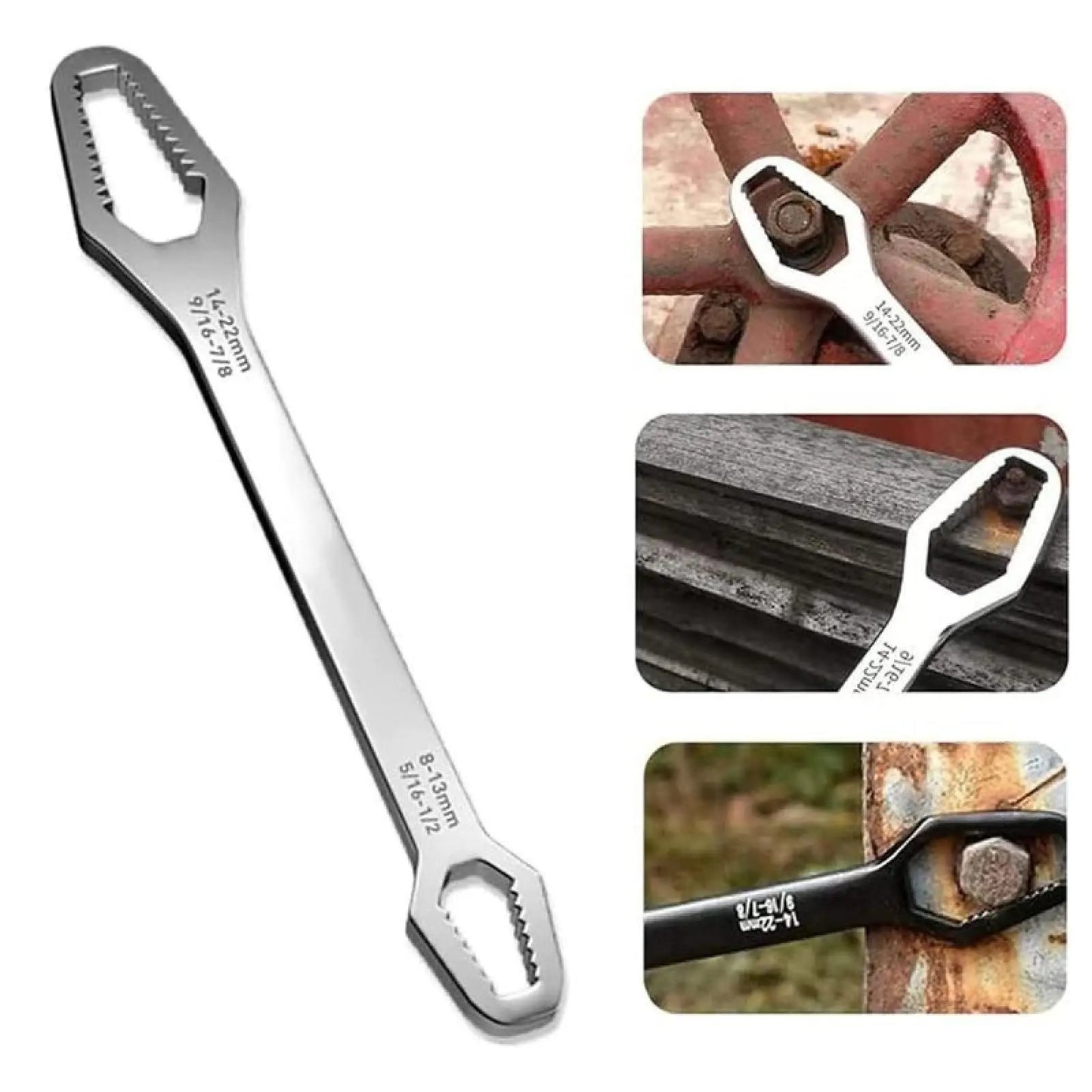 8–24mm Universal Self-Adjusting Wrench for Car Repair & Maintenance