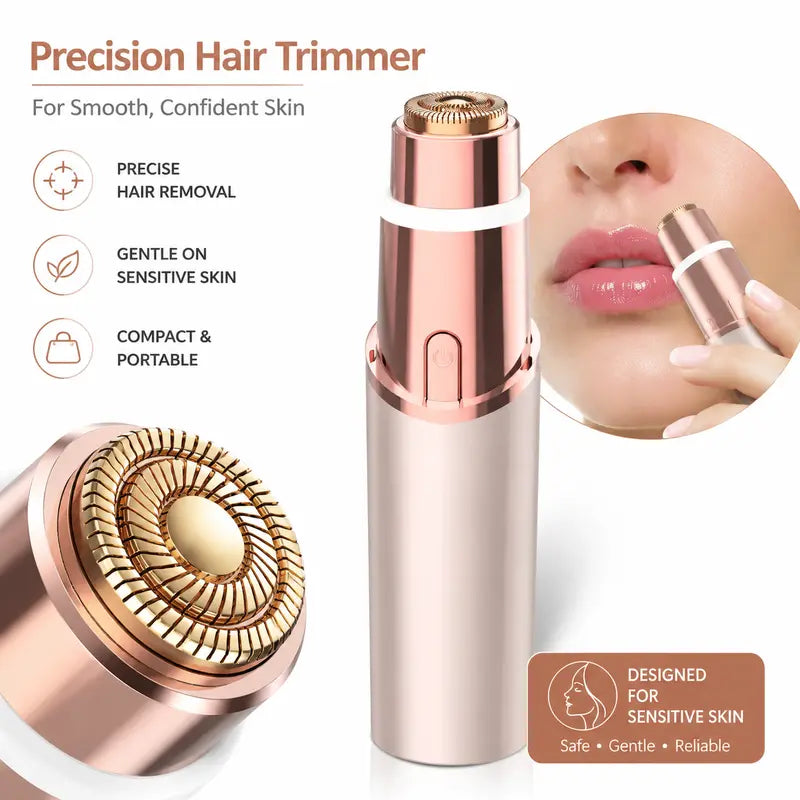 2 in 1 facial & eyebrow hair trimmer