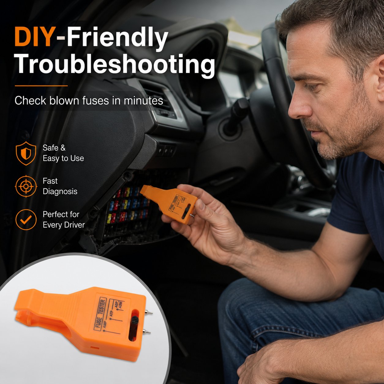 Automotive Blade Fuse Tester & Puller Tool