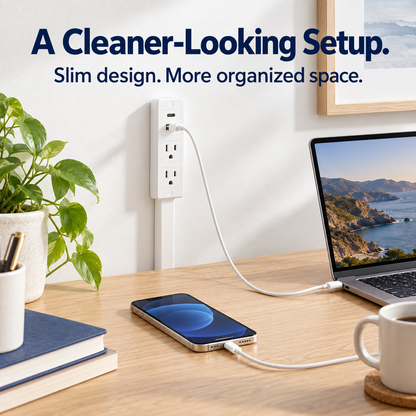 🔥 Limited-Time 49% OFF🔌 Extendable Outlet Extender with Rotating Base & USB-A/USB-C Charging