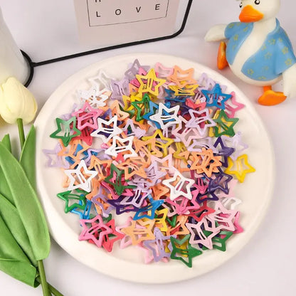 Color random Colorful Dopamine Hair Accessory Set