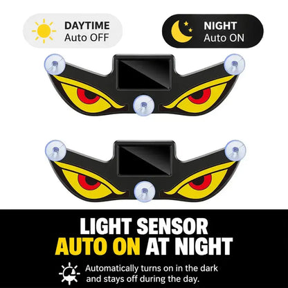Dynamic LED Rear Window Display - Vampire Devil Eye