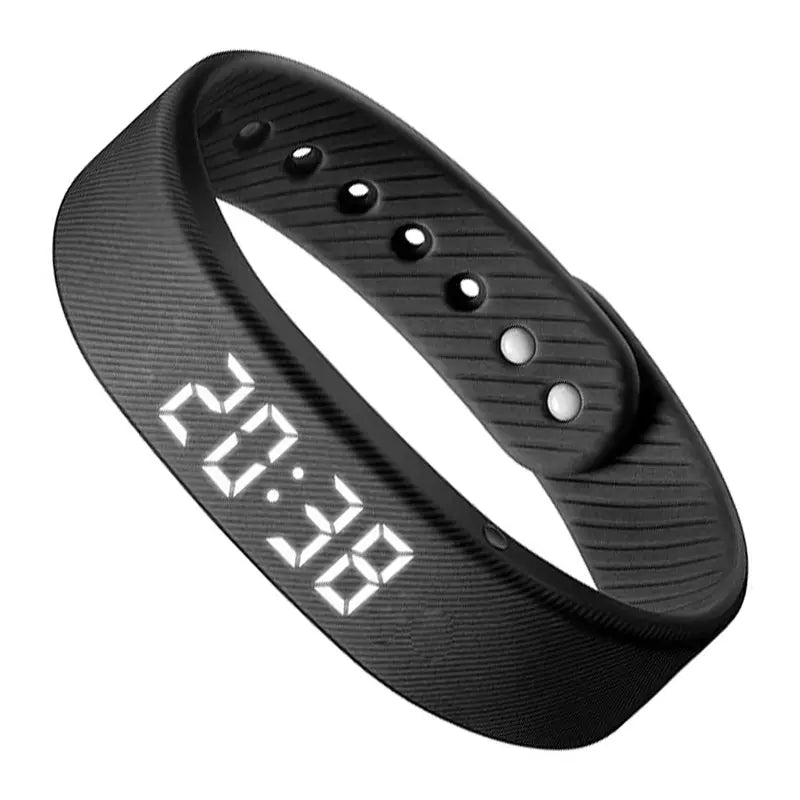 Fitness Tracker with Silent Alarm, Waterproof Band, Step Counter