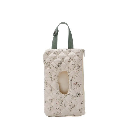 Hangable Floral Wet Wipes Bag with Strap