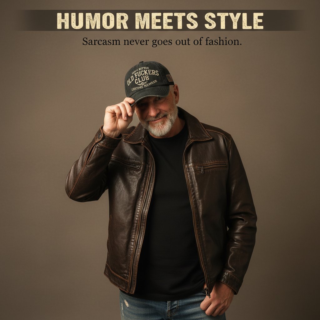 🔥 BUY 2 GET 1 FREE🧢 Own Your Attitude! Vintage 'Old F*ckers Club' Hat 😎🔥 Perfect Gag Gift with Bold Style! 🎁