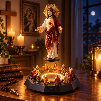 Floating Christ with LED Lighting – A Symbol of Faith that Enchants