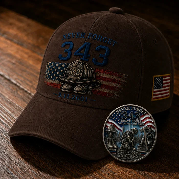 🧢Never Forget 343 Memorial Cap