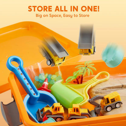 🦖 Kids Sensory Play Bin – Dinosaur, Space, Ocean & Halloween Activity Kit