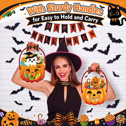 👻 Halloween Goodie Bags – Spooky Trick or Treat Candy Bags for Kids, Parties & Classroom